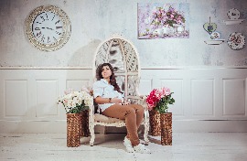 женский фотосессия в студит для Юлии