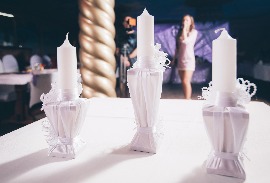 свечи на свадьбу для Ивана и Натальи