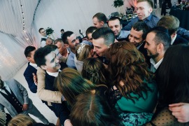 друзья на свадьбе у Евгения и Алины