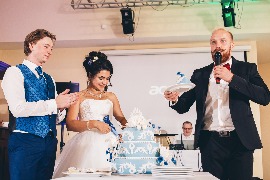 ведущий на свадьбе Сергея и Юлии фото