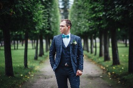 свадебная фотосессия в Архангельском в красивом месте