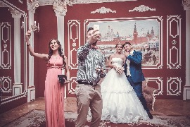 сэлфи на свадьбе Михаила и Дарьи фото