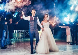 феерверк на свадьбе Евгения и Алины