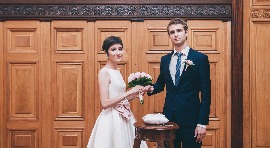 фотосъёмка свадьбы Никиты и Юлии в загсе