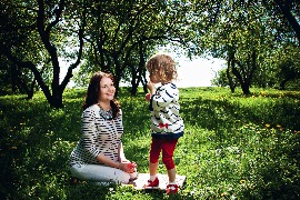 семейная фотосессия на природе с детьми