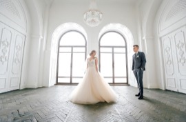 свадебная фотография для Евгения и Алины в студии