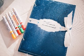 книга пожеланий на свадьбу для Сергея и Юлии