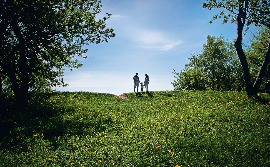 семейная фотосъёмка на природе в парке