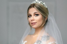 портрет невесты Алины в студии
