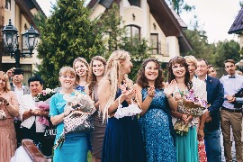 подружки невесты на свадьбе Сергея и Юлии фото в отеле